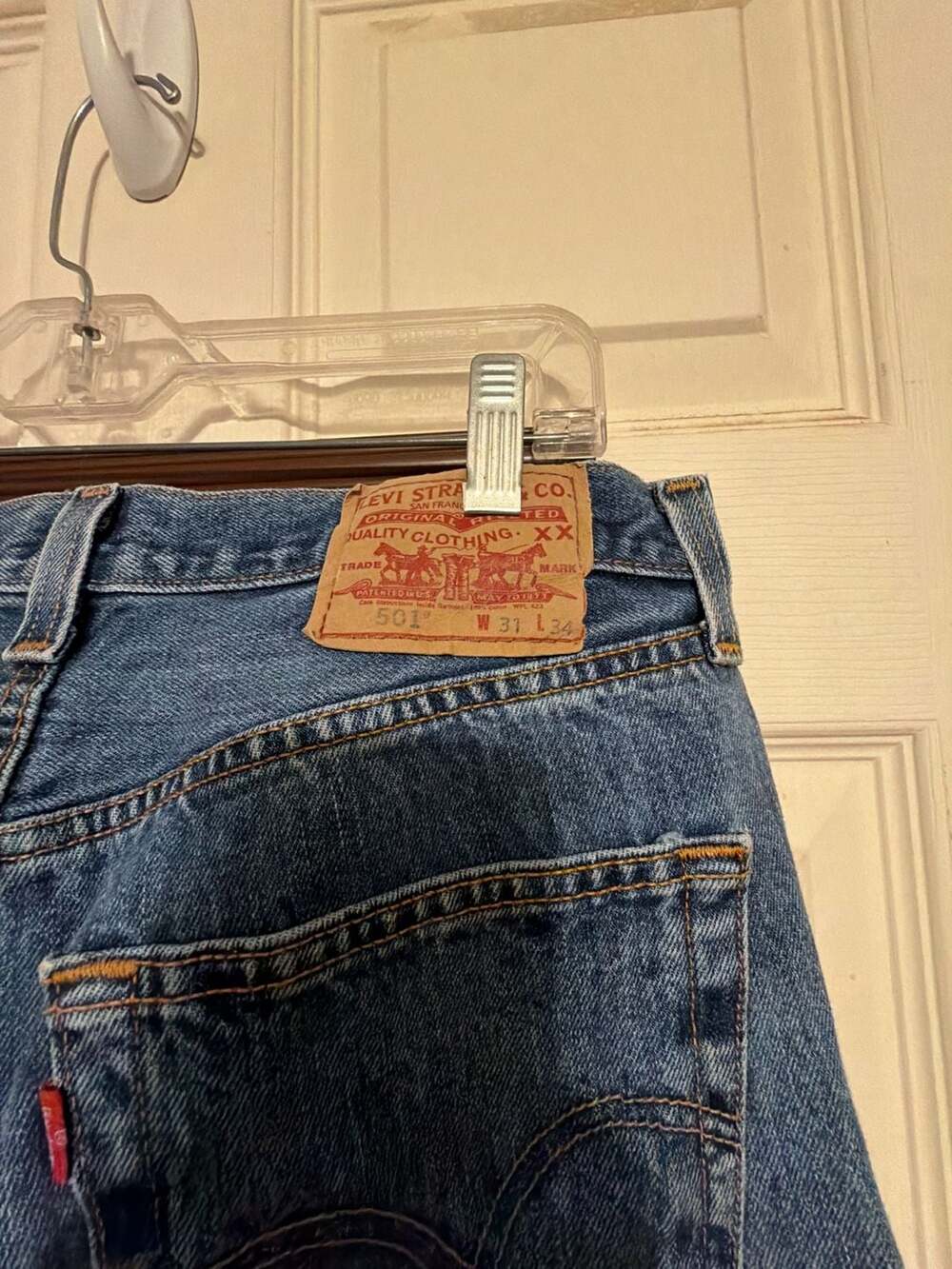 Levi's 501 Original Straight Leg Button-Fly Jeans 31x34